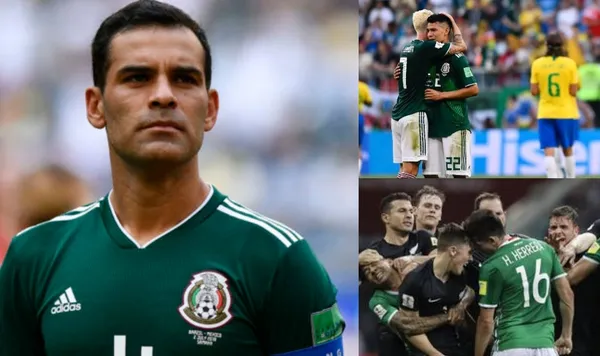 El jugador tuvo que ser separado por Rafa Márquez, todo porque buscó bronca con un elemento, en aquel juego en el que el Tri fracasó ante Brasil.