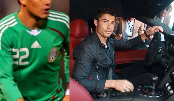 El mexicano que apenas llegó a jugar en Europa se compró el mismo coche que Cristiano Ronaldo para emularlo.