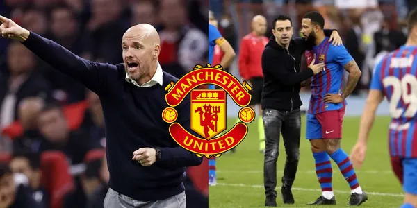 El neerlandés fue oficializado por el Manchester United y ya habría sondeado a un futbolista de la escuadra culé