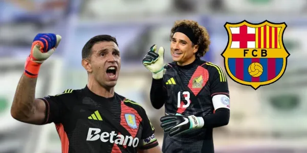 Emiliano Martínez y Guillermo Ochoa (Fuente: Reuters)