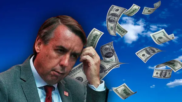 Emilio Azcárraga y dinero volando