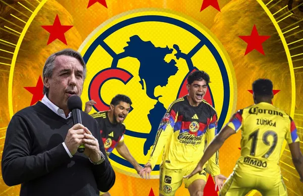 Emilio Azcárraga y jugadores del América/Foto ESPN.