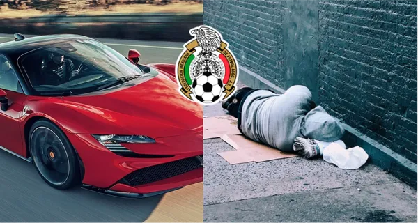 En su peor momento, se dedicó a dormir en las calles, ya que no tenía dinero para pagarse un hotel. Ahora Ricardo Ferretti tiene un Ferrari de lujo, que cuesta más que el coche de Messi.