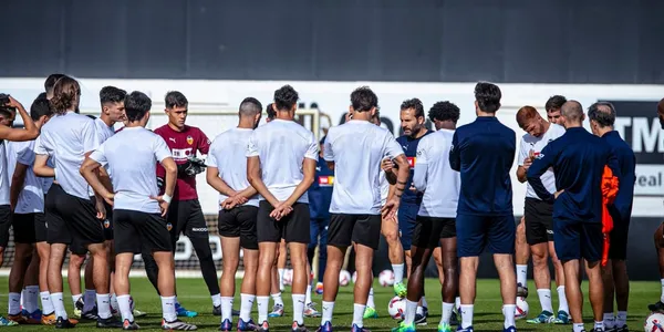 Entrenamiento Valencia (Fuente: Valencia CF)