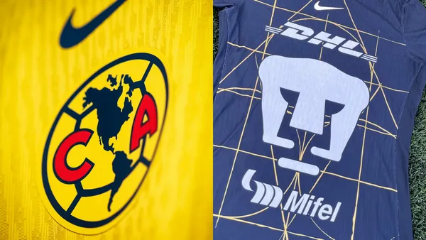Escudos de América y Pumas. | Fotos: X oficial de @ClubAmérica y @PumasMX