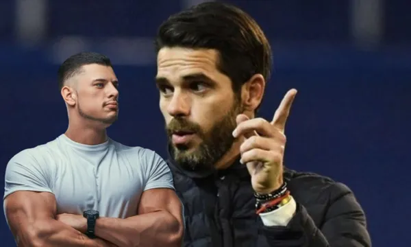 Fernando Gago dirigiendo un partido de fútbol (Fuente: 442 Perfil)