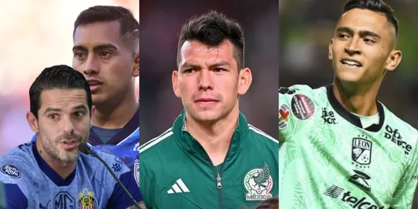 Fernando Gago junto a Erick Sánchez, Hirving Lozano y Fidel Ambriz / FOTO IMAGO7