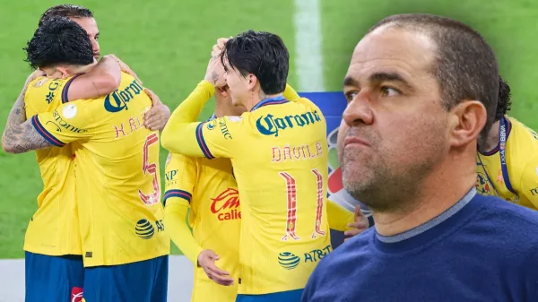 Festejo del Club América por su tricampeonato y André Jardine