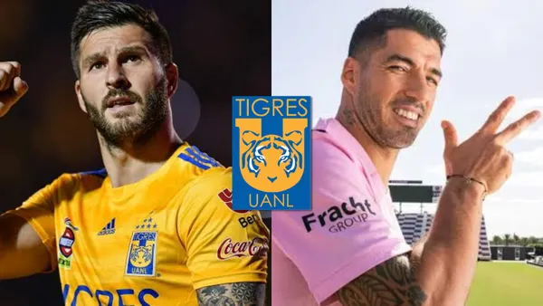 Foto: Eurosport y RPP / André-Pierre Gignac y Luis Suárez.