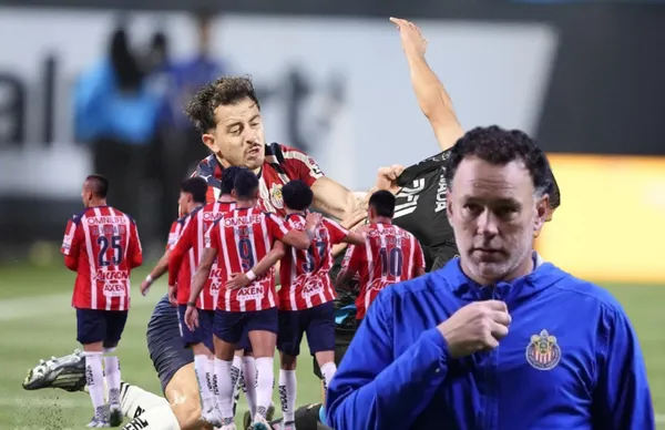 Gabriel Milito y jugadores de Chivas/ Foto New Castle News.