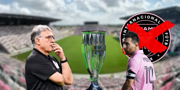 Gerardo Martino observa un partido de la MLS con el Inter Miami