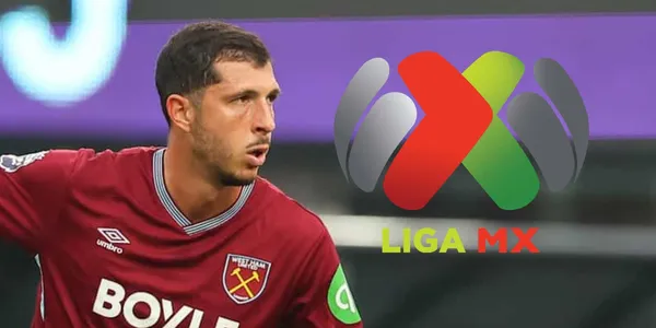 Guido Rodríguez junto al logo de la Liga MX / FOTO ESTADIO DEPORTES