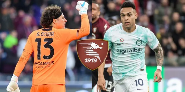 Guillermo Ochoa y la burla hacia Lautaro Martínez en el duelo entre Salernitana e Inter de Milán