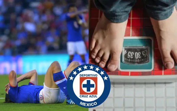 Hay un jugador de Cruz Azul que está pasado de peso y podría salir del equipo.