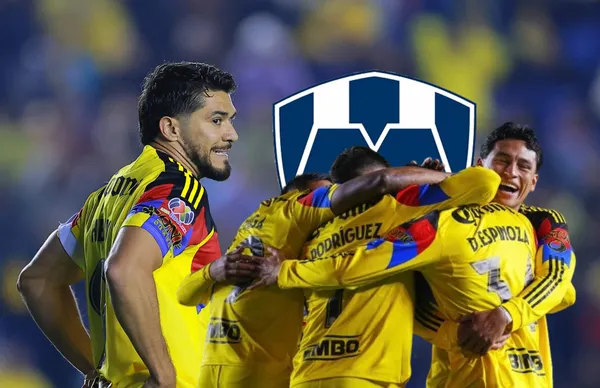 Henry Martín y jugadores de América/ Foto Manuel Velásquez Getty Images.