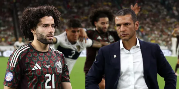 Jaime Lozano y César Huerta en la Selección Mexicana (Fuente: Getty Images)