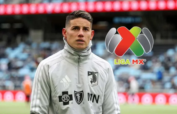 James Rodríguez se fue del León tras un año y llegó a la MLS para jugar con el Minnesota United.