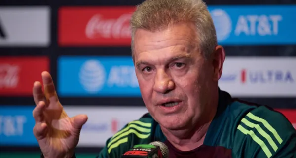 Javier Aguirre en conferencia de prensa con la selección (Fuente: Mexsports)