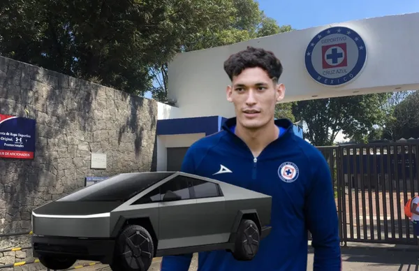 Jesús Orozco Chiquete y Cybertruck/Foto ESPN.