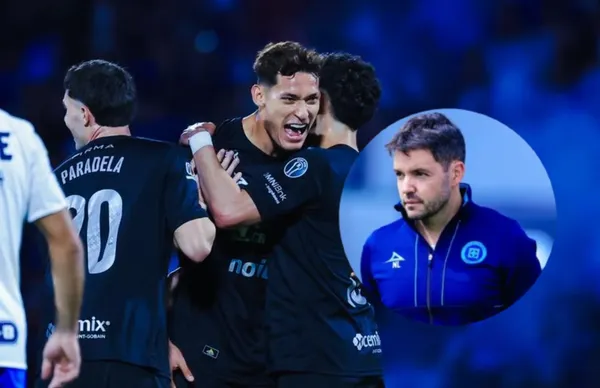 Jesús Orozco y Nicolás Larcamón/ Foto Cruz Azul