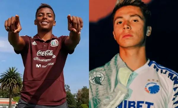 Joao Maleck saluda a la cámara, Huescas a la derecha, presentado con su club (Fuente: FMF y Copenahue)