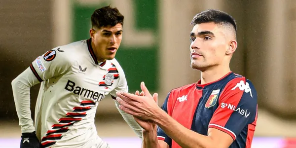 Johan Vásquez durante su etapa con el Geona en Italia