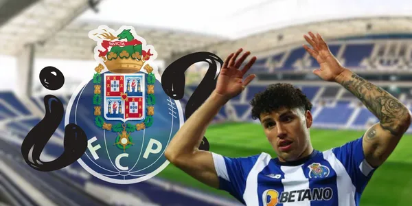 Jorge Sánchez durante un partido de la Primeira Liga con el Porto