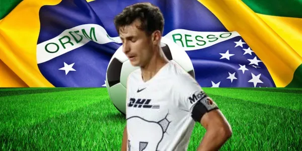 Juan Ignacio Dinenno salió de manera inesperada de los Pumas y así lo reciben en su nuevo equipo en Brasil