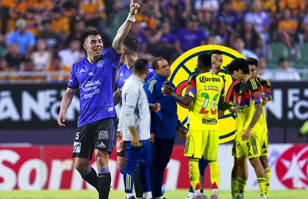 Jugadores de Mazatlán y América/ Foto Liga MX.