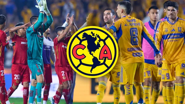 Jugadores de Toluca y Tigres en la Final del Apertura 2025
