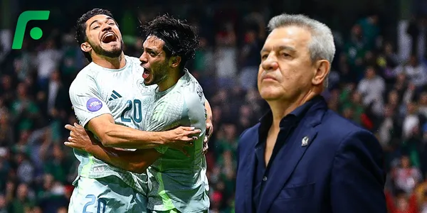 Jugdores de México y Javier Aguirre (Fuente: MEXSPORT)