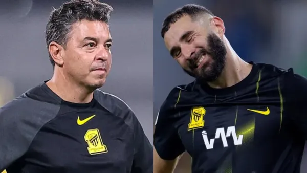 Karim Benzema apareció luego de semanas y protagonizó una pelea tras negarse a una directiva de Marcelo Gallardo