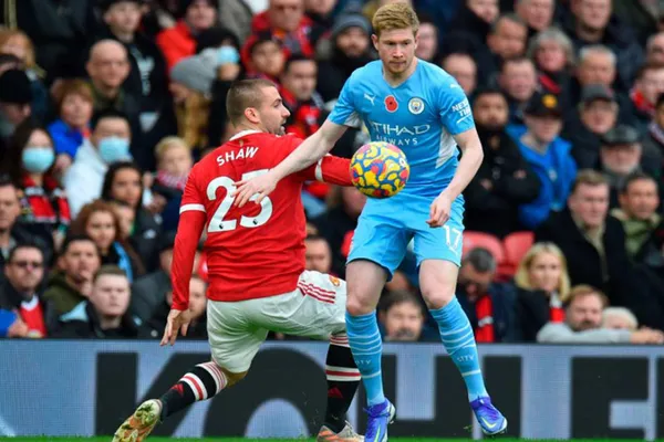 Kevin De Bruyne dijo un curioso dato de lo que sucedió antes del partido entre el Manchester City y el Manchester United.