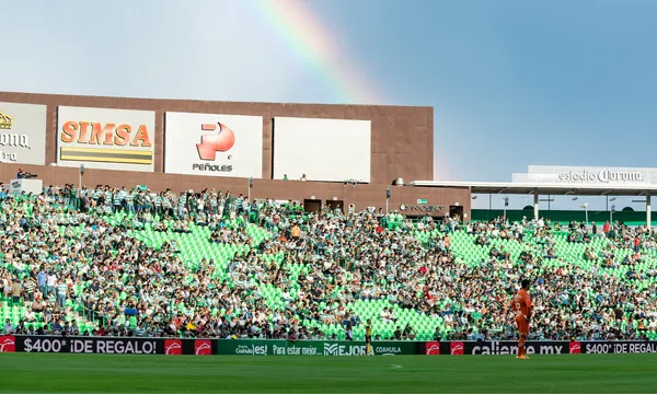 La afición del Santos dedicó un cantó especial para la gente de Nuevo León en si