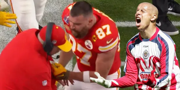 La bronca del Bofo con un DT de Chivas, como ravis Kelce en el Super Bowl