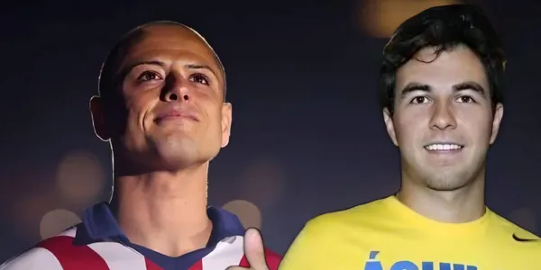 Le va al América, pero esto hizo Checo Pérez tras la presentación de Chicharito.