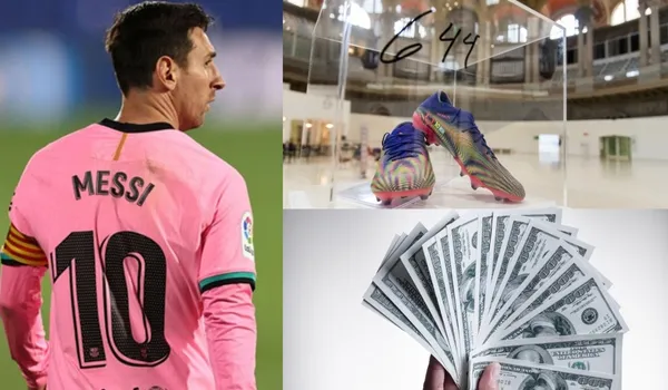 Lionel Messi superó el récord de loas 643 goles de Pelé y ahora los zapatos que usó para anotar el tanto será subastado por una cifra enorme.