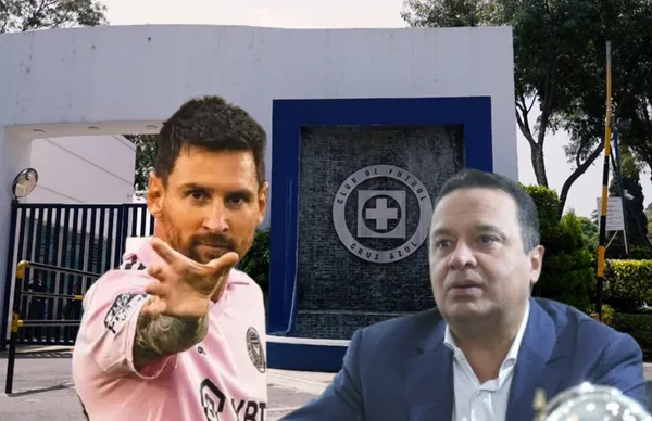 Lionel Messi y Víctor Velázquez/ Foto Héctor Villalba.