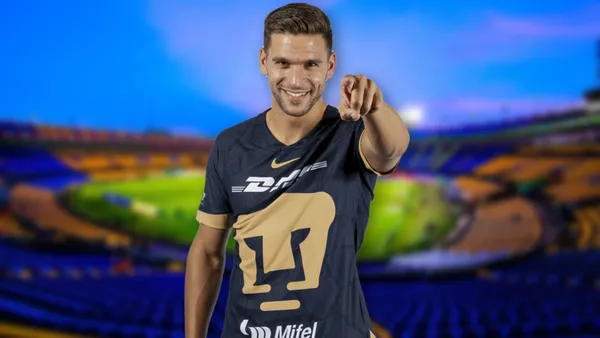 Lisandro Magallán con Pumas / Imagen: Pumas MX