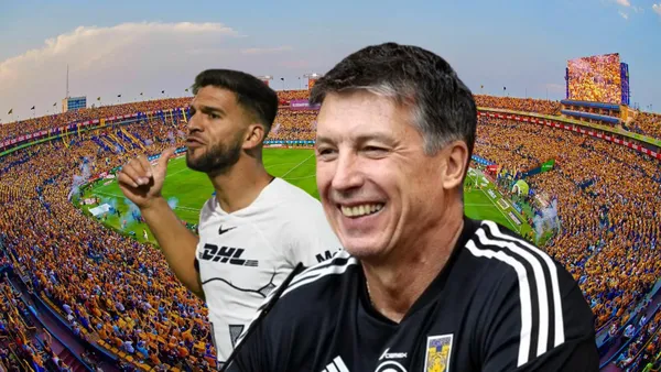 Lisandro Magallán y Robert Dante Siboldi / Imagen: Tigres UANL