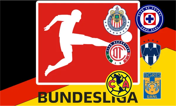 Logo de la Bundes Liga, con los colores de Alemania (Fuente: Stuff)