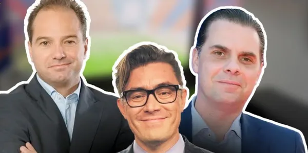 Luis Garcia, Antonio Rosique y Christian Martinoli (Fuente: Caliente TV)