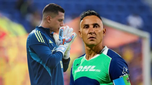 Luis Malagón con el Club América y Keylor Navas con Pumas UNAM