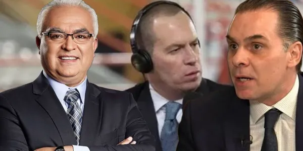 Luis Omar Tapia, André Marín y Christian Martinoli (Foto: Especial)