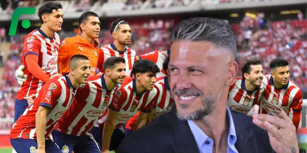 Martín Demichelis y jugadores en Chivas (Fuente: MEXSPORT)