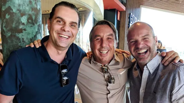 Christian Martinoli, Emilio Azcárraga y Luis García Postigo