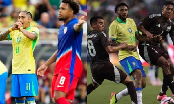 México perdió con el equipo B y Estados Unidos le empató al equipo a de Brasil