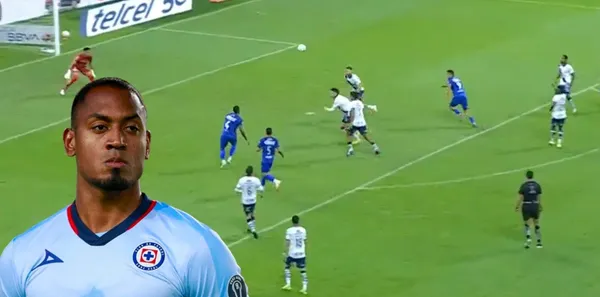 Mira el gol de Willer Ditta que pone el empate en el Cruz Azul vs Puebla, esto hizo en la banca cementera