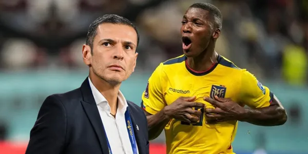 Moisés Caicedo con la playera de Ecuador (Fuente: Extra)