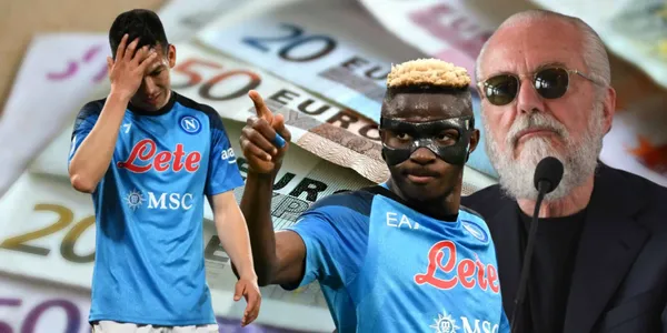 Napoli no se deciden renovar a Hirving Lozano, pero le da un gran salario a Víctor Osimhen